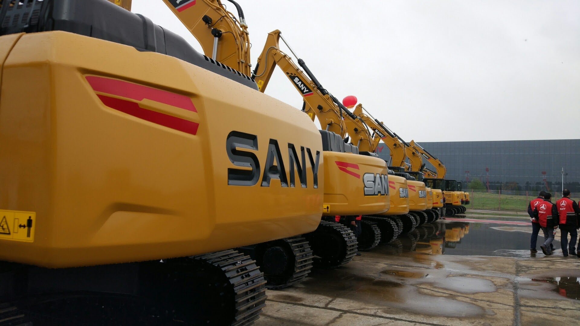 Construction machinery range